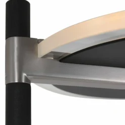 Lampadaire à vasque Steinhauer Turound LED Noir, 1 lumière