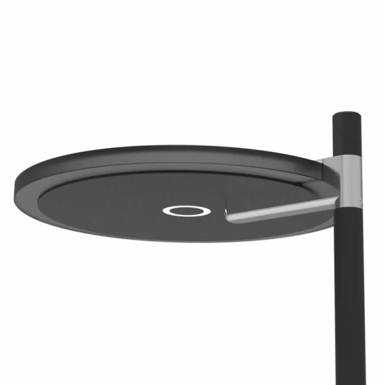 Lampadaire à vasque Steinhauer Turound LED Noir, 1 lumière