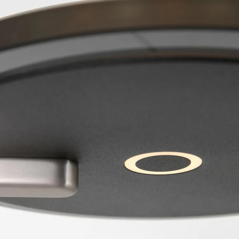 Lampadaire à vasque Steinhauer Turound LED Noir, 1 lumière