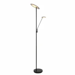 Lampadaire à vasque Steinhauer Daphne LED Noir, 2 lumières
