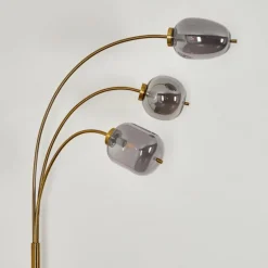 Lampadaire Verbania Laiton, 3 lumières