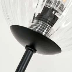 Lampadaire - Verre 10 cm Bernado Clair, 6 lumières