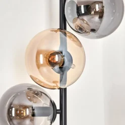 Lampadaire - Verre 15 cm Gastor Ambre, Fumé, 6 lumières