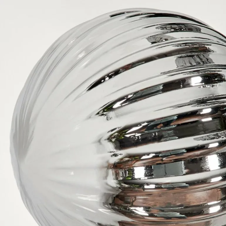 Lampadaire - Verre 10 cm Remaisnil Fumé, 3 lumières