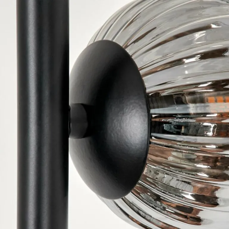 Lampadaire - Verre 10 cm Remaisnil Fumé, 3 lumières