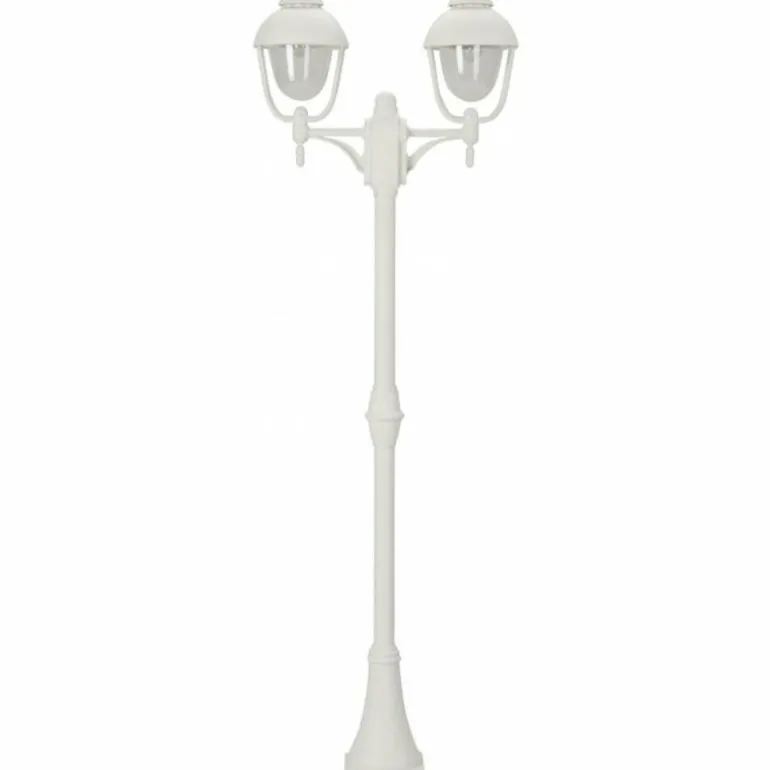 Lampadaire Albert 2040 Blanc, 2 lumières