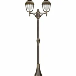 Lampadaire Albert 40 Brun, Laiton, 2 lumières