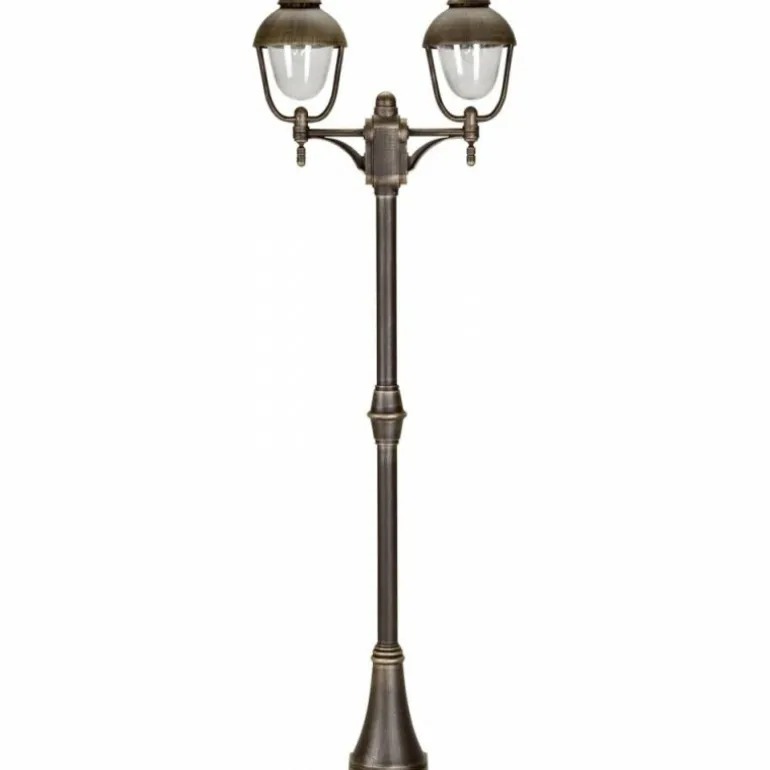Lampadaire Albert 40 Brun, Laiton, 2 lumières