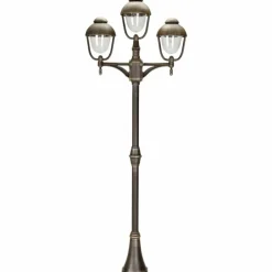 Lampadaire Albert 41 Brun, Laiton, 3 lumières