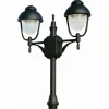 Lampadaire Albert 2040 Noir, 2 lumières