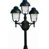 Lampadaire Albert 2041 Noir, 3 lumières