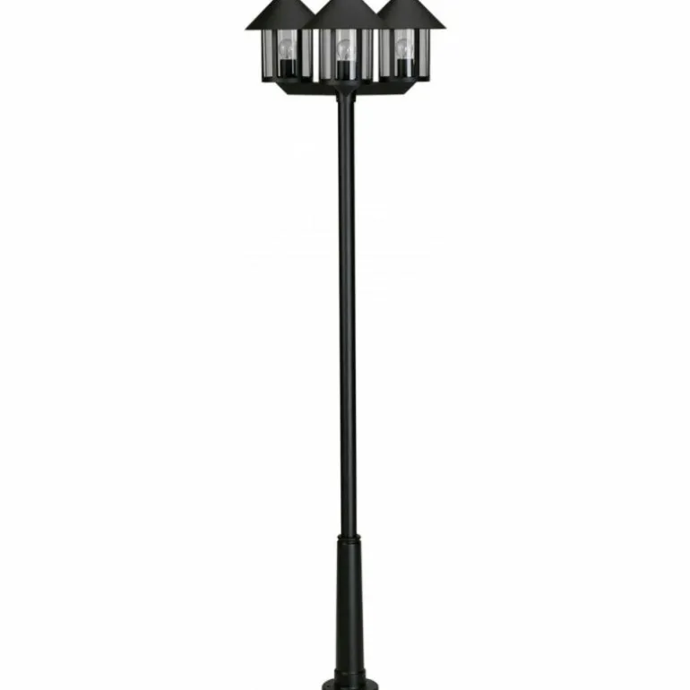 Lampadaire Albert 2042 Noir, 3 lumières
