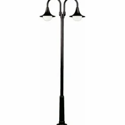 Lampadaire Albert 2047 Noir, 2 lumières