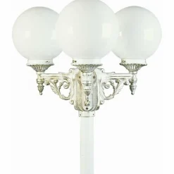 Lampadaire Albert 2050 Or, Blanc, 3 lumières