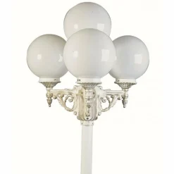 Lampadaire Albert 2051 Or, Blanc, 4 lumières