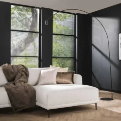 Lampadaire Arc LED Anthracite, 1 lumière