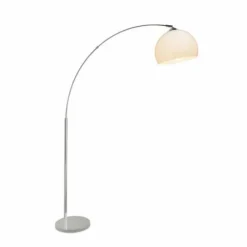Lampadaire arqué Brilliant Vessa Chrome, 1 lumière