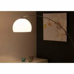 Lampadaire arqué Brilliant Vessa Chrome, 1 lumière
