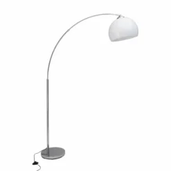 Lampadaire arqué Brilliant Vessa Chrome, 1 lumière