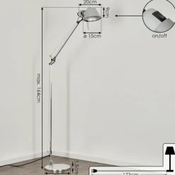 Lampadaire Artemide TOLOMEO Aluminium, Chrome, 1 lumière