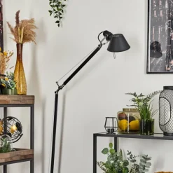 Lampadaire Artemide TOLOMEO Chrome, Noir, 1 lumière