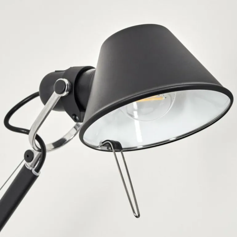 Lampadaire Artemide TOLOMEO Chrome, Noir, 1 lumière