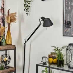 Lampadaire Artemide TOLOMEO Chrome, Noir, 1 lumière