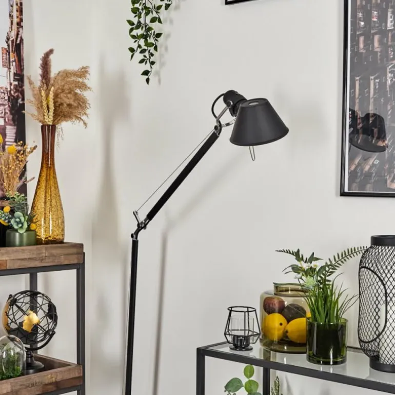 Lampadaire Artemide TOLOMEO Chrome, Noir, 1 lumière