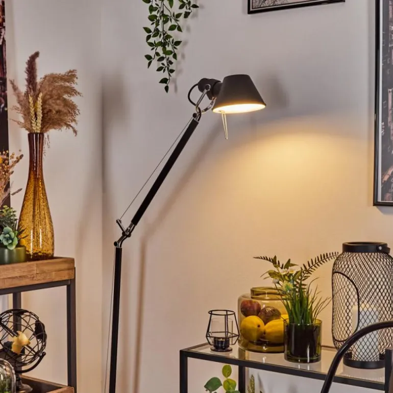 Lampadaire Artemide TOLOMEO Chrome, Noir, 1 lumière