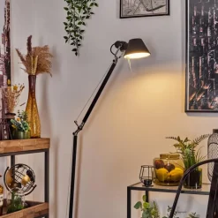 Lampadaire Artemide TOLOMEO Chrome, Noir, 1 lumière