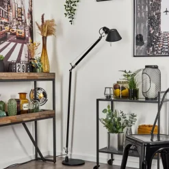 Lampadaire Artemide TOLOMEO Chrome, Noir, 1 lumière