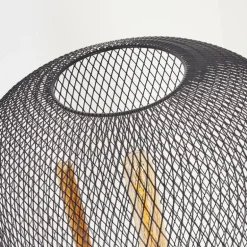 Lampadaire Ateponta Bois clair, Noir, 1 lumière