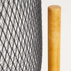 Lampadaire Ateponta Bois clair, Noir, 1 lumière