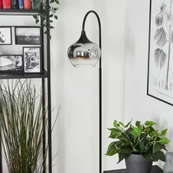 Lampadaire Azurara Noir, 1 lumière