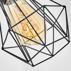 Lampadaire Baguio Noir, 1 lumière