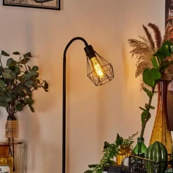 Lampadaire Baguio Noir, 1 lumière