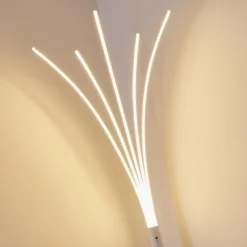 Lampadaire Bakersfield LED Blanc, 1 lumière