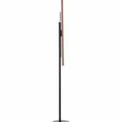 Lampadaire Brilliant Cembalo LED Brun, Noir, Argenté, 3 lumières