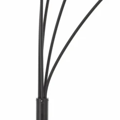 Lampadaire Brilliant Glasini Noir, 5 lumières