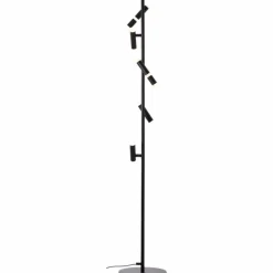 Lampadaire Brilliant Lagano LED Noir, 1 lumière