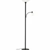 Lampadaire Brilliant Lucy LED Noir, 2 lumières