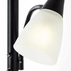 Lampadaire Brilliant Lucy LED Noir, 2 lumières