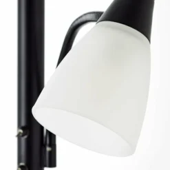 Lampadaire Brilliant Lucy LED Noir, 2 lumières
