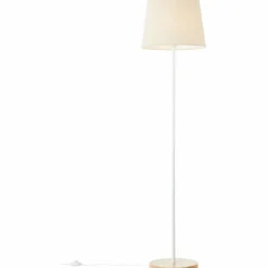 Lampadaire Brilliant Lunde Écru, Blanc, 1 lumière