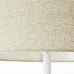 Lampadaire Brilliant Lunde Écru, Blanc, 1 lumière