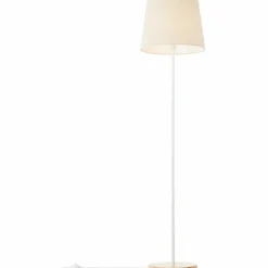 Lampadaire Brilliant Lunde Écru, Blanc, 1 lumière