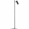 Lampadaire Brilliant Marty LED Noir, 1 lumière