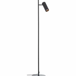 Lampadaire Brilliant Marty LED Noir, 1 lumière
