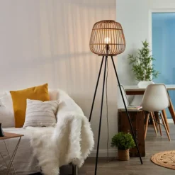 Lampadaire Brilliant Nikka Noir, 1 lumière