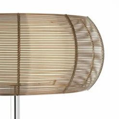Lampadaire Brilliant RELAX Bronze, Chrome, 2 lumières
